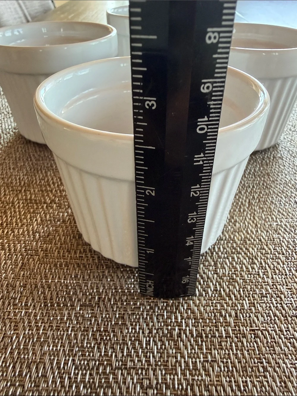 Set of 4 White 